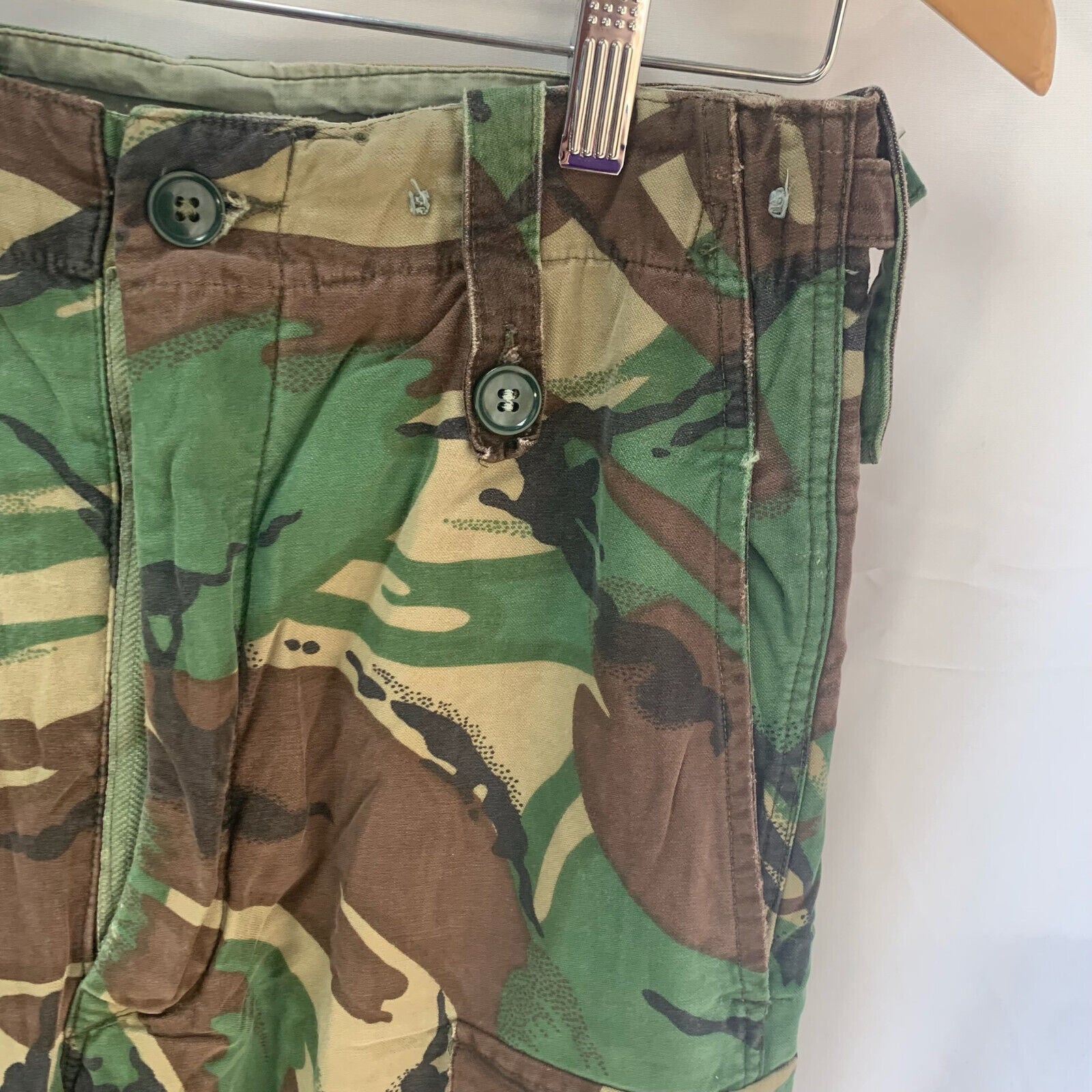 Genuine British Army 68 Pattern DPM Jungle Camouflaged Trousers - Size 30" Waist - The Militaria Shop