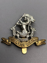 Load image into Gallery viewer, Original WW2 British Army The West Riding Regiment Cap Badge
