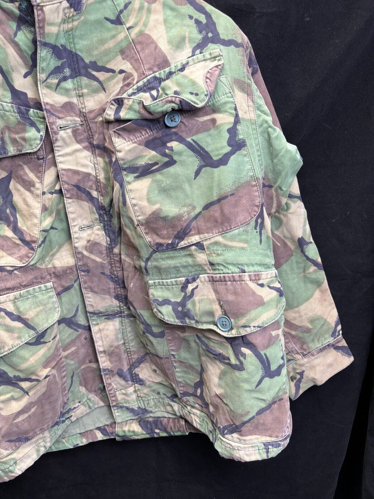 Surplus British Army 68 Pattern DPM Camouflaged Smock Combat 36in Chest - The Militaria Shop