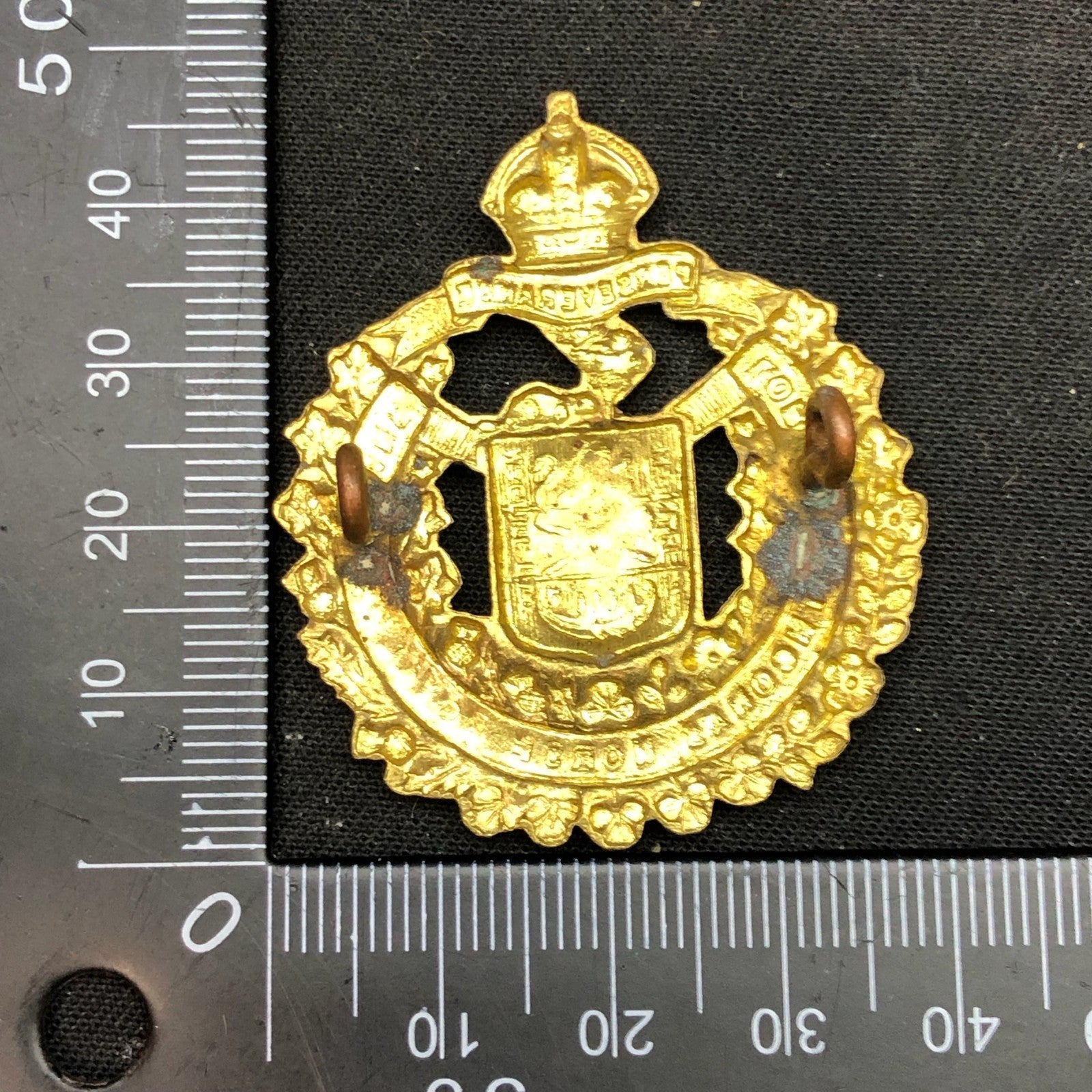 Original WW2 Canadian Army Cap Badge - Lord Strathcona's Horse (Royal Canadians) - The Militaria Shop