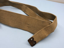 Load image into Gallery viewer, Original WW2 British Army Tan Webbing Shoulder Strap 37 Pattern
