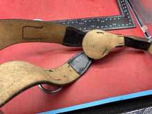 Load image into Gallery viewer, Original Post WW2 German Army Y-Straps in Leather with Metal Fittings
