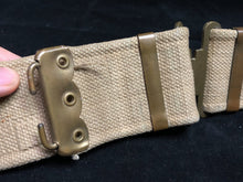 Load image into Gallery viewer, Original WW2 British Army 37 Pattern Combat Belt - 38&quot; Waist
