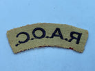 Original British Army Royal Army Ordnance Corps Shoulder Title - The Militaria Shop