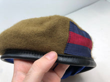 Charger l&#39;image dans la galerie, Genuine British Army Guards Regiment Khaki Regimental Beret Hat - Size 56cm
