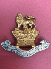 Load image into Gallery viewer, British Army Cap Badge - Victorian Crown The Royal Dragoons Reproduction
