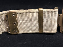 Load image into Gallery viewer, Original WW2 British Army 37 Pattern Combat Belt - 40&quot; Waist
