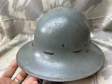 Load image into Gallery viewer, Original WW2 British Home Front Zuckerman Helmet - Complete with Liner
