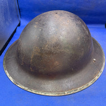 Load image into Gallery viewer, Original British Army Mk2 Combat Helmet - Untouched WW2 Example
