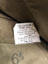 Load image into Gallery viewer, Genuine US Army WW2 Issue Garrison Cap - WW2 Dated
