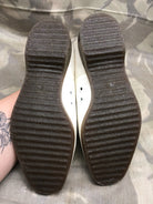 Genuine British Army Women's White Summer Shoes - WW2 Pattern - Size UK 6 M - The Militaria Shop