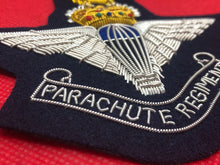 Load image into Gallery viewer, British Army Bullion Embroidered Blazer Badge - Parachute Regiment
