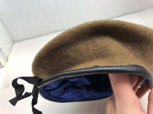 Load image into Gallery viewer, Genuine British Army Prince of Wales Khaki Regimental Beret Hat - Size 60cm
