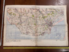 Original WW2 British Army GSGS OS Map of Wales - Pontypridd & Barry - The Militaria Shop