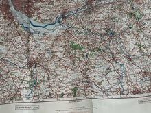 Load image into Gallery viewer, Original WW2 German Army Map of the UK - Manchester / Liverpool / Chester
