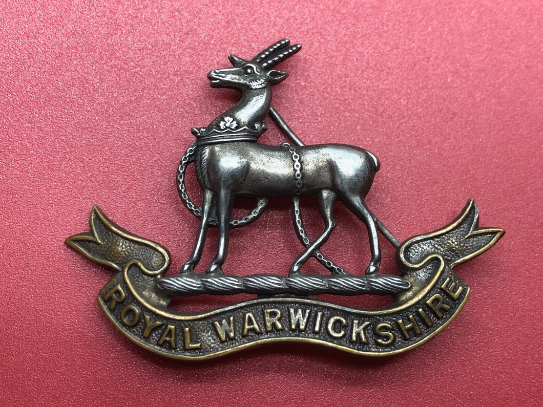 Original WW1 WW2 British Army Sweetheart Brooch - Royal Warwickshire Regiment