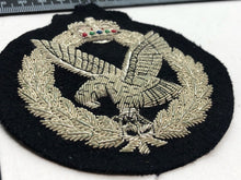 Load image into Gallery viewer, British Army Bullion Embroidered Blazer Badge - Army Air Corps
