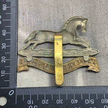 Charger l&#39;image dans la galerie, Original WW2 British Army Cap Badge - 3rd The King&#39;s Own Hussars
