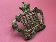 Load image into Gallery viewer, Original WW1 British Army Royal Gloucestershire Hussars Cap Badge
