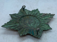 Load image into Gallery viewer, Original British Army Coldstream Guards Valise Badge with Enamel Centre
