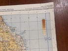 Original WW2 British Army RAF Navy Base Map of England - The Border of Scotland - The Militaria Shop