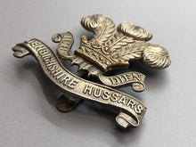 Charger l&#39;image dans la galerie, Original WW1 British Army Cap Badge - Denbighshire Hussars Yeomanry Regiment
