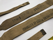 Load image into Gallery viewer, Original WW2 British Army 37 Pattern Canvass L Straps Set
