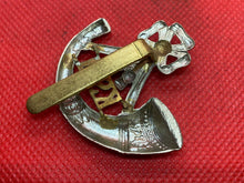 Load image into Gallery viewer, Original WW1/WW2 British Army Kings Shropshire Light Infantry Regiment Cap Badge
