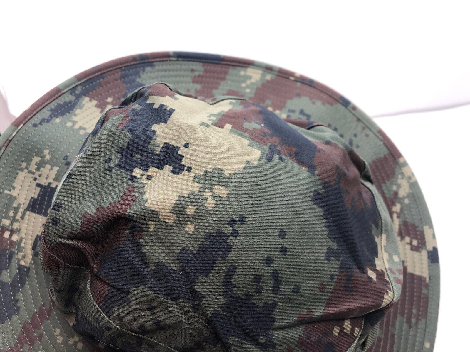 Genuine US Army Digital Jungle Camouflage Boonie Sun Hat Type II - Size 8 1/2 - The Militaria Shop