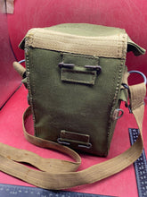 Load image into Gallery viewer, Original WW2 British Army Assault Gas Mask Carrying Bag - Dated 1943
