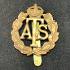Original WW2 British Army Cap Badge - Auxiliary Territorial Service - The Militaria Shop