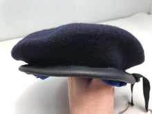 Charger l&#39;image dans la galerie, Genuine British Army Military Soldiers Beret Hat - Navy Blue - Size 56cm
