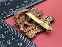 Load image into Gallery viewer, Original WW2 British Army Leicestershire Regiment Cap Badge
