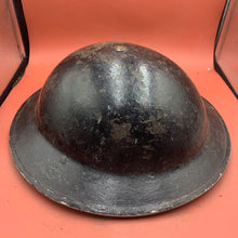 Load image into Gallery viewer, Original WW2 Mk2 British Army Brodie Combat Helmet &amp; Liner Set
