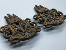 Load image into Gallery viewer, British Army Victorian Kirkcaldy Artillery Glengarry Cap Badge
