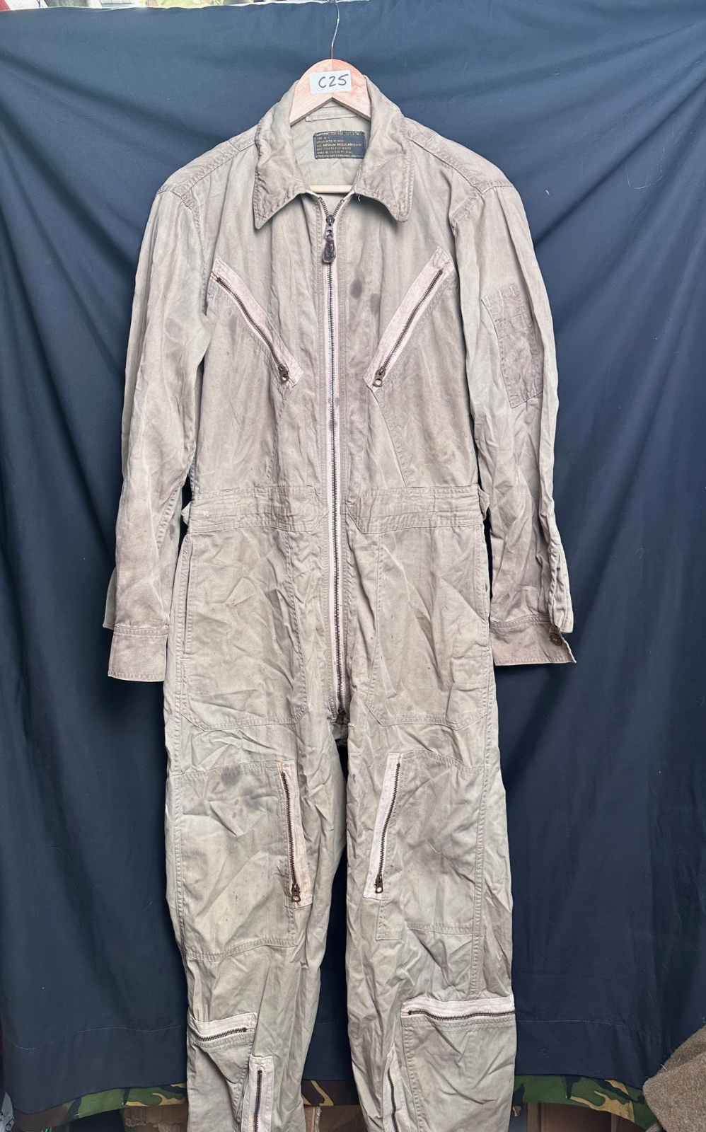 Original WW2 USAF Air Force Type K-1 Flight Suit Flying- Size 38-40" Chest - The Militaria Shop