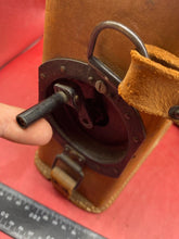 Load image into Gallery viewer, Original WW2 US Army Signal Corps 1944 Field Telephone in Leather Case
