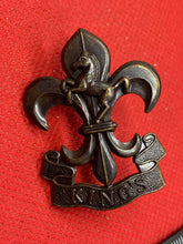 Load image into Gallery viewer, British Army King&#39;s Own Liverpool Regiment Cap Badge
