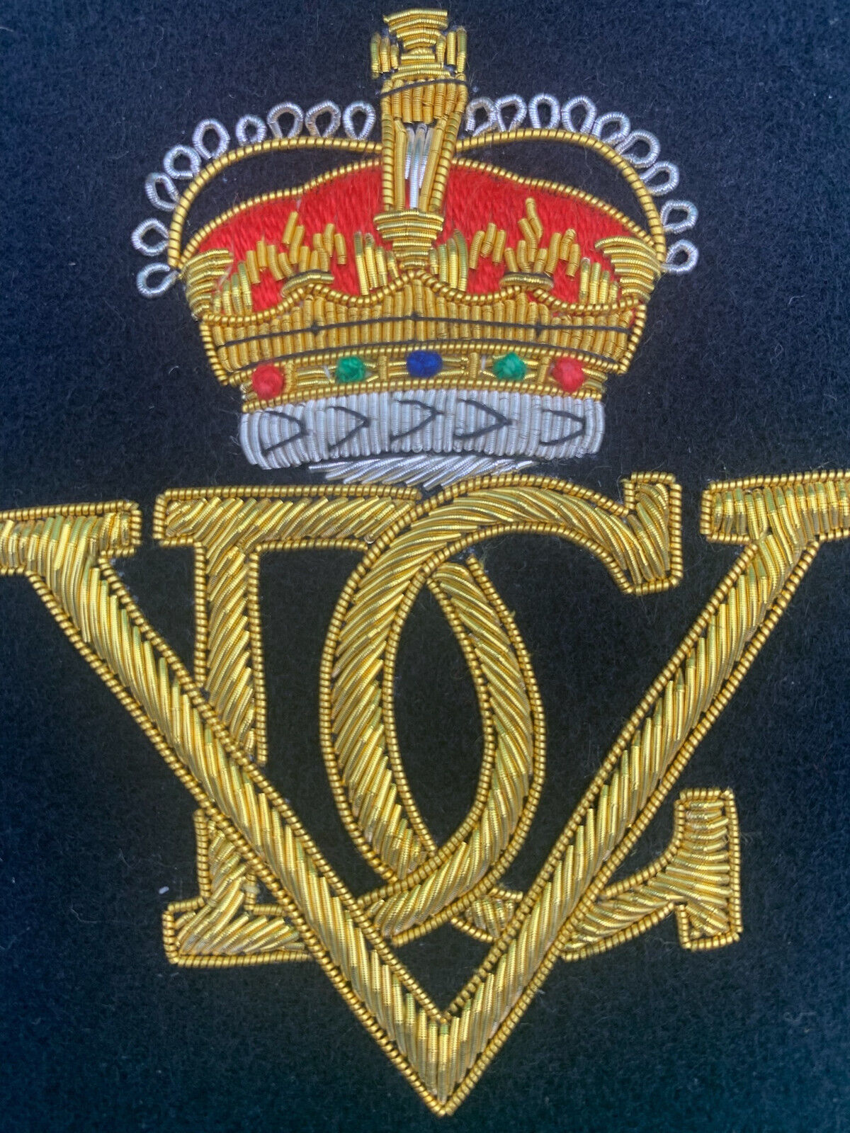 British Army Bullion Embroidered Blazer Badge - 5th Inniskilling Dragoon Guards - The Militaria Shop