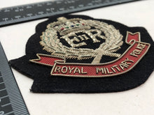 Load image into Gallery viewer, British Army Bullion Embroidered Blazer Badge - Royal Military Police
