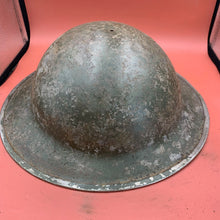 Load image into Gallery viewer, Original British Army WW2 Soldiers Military Combat Mk2 Brodie Helmet - SA Made
