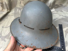 Load image into Gallery viewer, Original WW2 British Home Front Civil Defence Civillian Zuckerman Helmet
