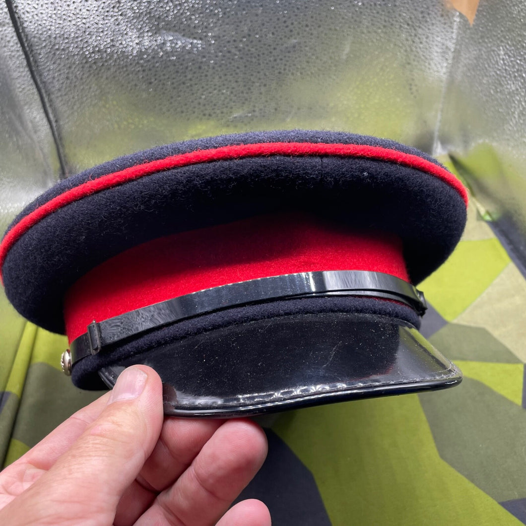Original British Army REME Royal Electrical & Mechanical Peaked Cap - Size 56cm - The Militaria Shop