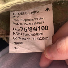 Load image into Gallery viewer, Genuine British Army MTP Camouflage Combat Trousers IR Treated - 75/84/100
