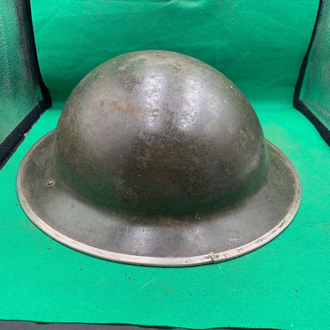 Original WW2 British Army Mk2 Brodie Combat Helmet
