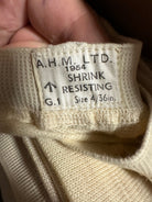 Original British Army Officer Boxer Shorts - New Old Stock - WW2 Pattern - 36" W - The Militaria Shop