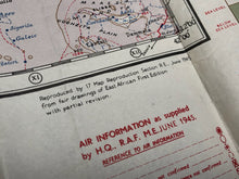 Load image into Gallery viewer, Original WW2 British Army / RAF Map - Asmara
