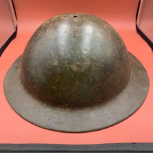 Load image into Gallery viewer, Original British Army WW2 Soldiers Military Combat Helmet - Rolled Edged
