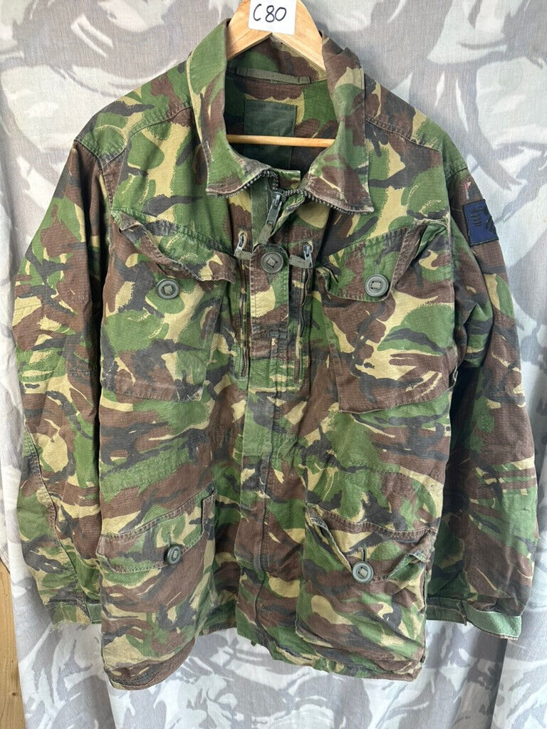 British Army DPM Pattern Camouflaged Combat Rip Stop Jacket Smock - Size 180/96