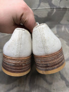 Genuine British Army Women's White Summer Shoes - WW2 Pattern - Size UK 3 M - The Militaria Shop